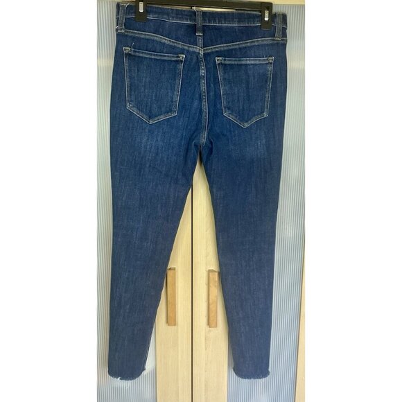 Banana Republic Skinny Jeans Sz 27 Womens Mid Rise Dark Wash Blue Denim Casual - Picture 4 of 4